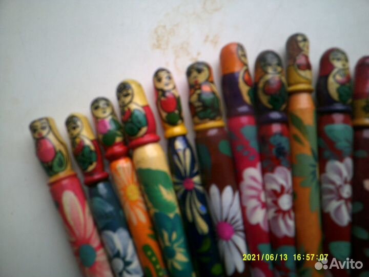 Шариковые ручки - матрёшки