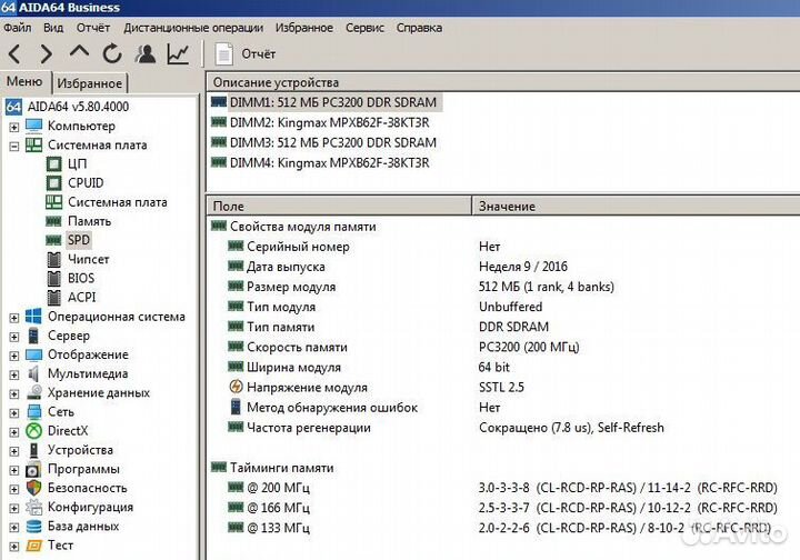 DDR1 PC3200 (DDR-400)