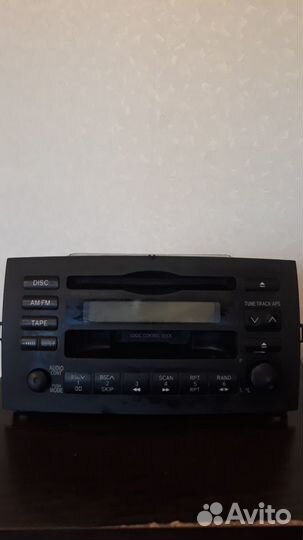 Штатная магнитола на toyota corolla spacio