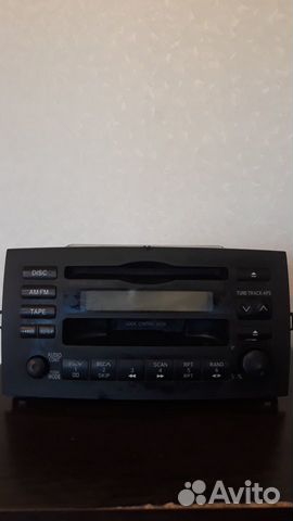 Штатная магнитола на toyota corolla spacio