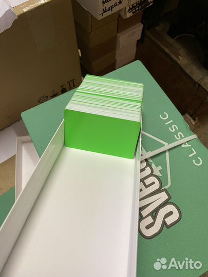 Пластиковые карты 86х54 мм (разные цвета)