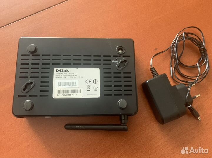 Роутер wi-fi D-link dsl-2640u
