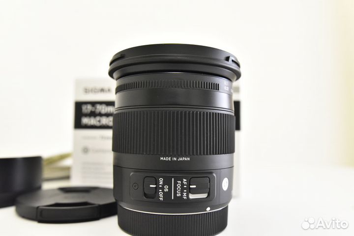 Sigma 17-70mm f/2.8-4.0 DC macro OS HSM на Canon