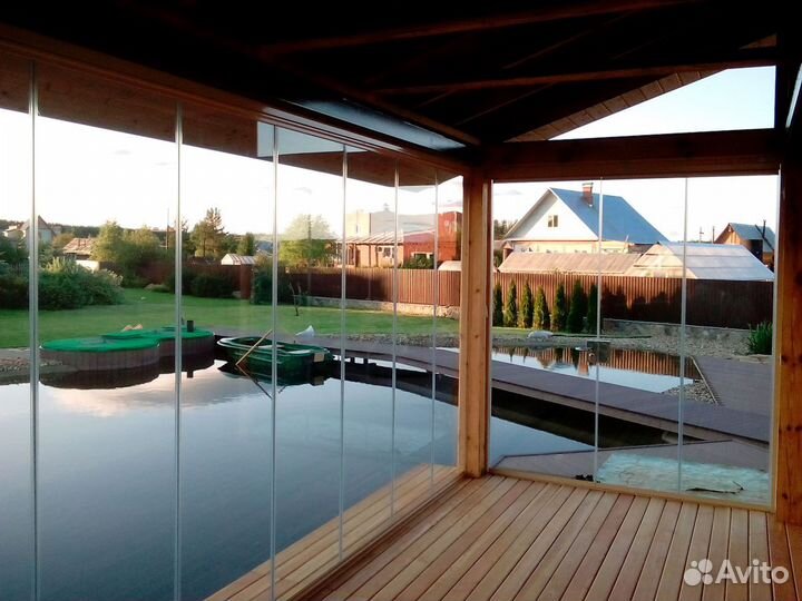 Безрамное остекление