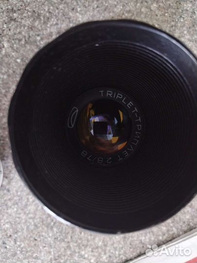 Объектив триплет 2.8/78