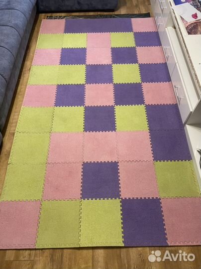 Половик-пазл с ворсом