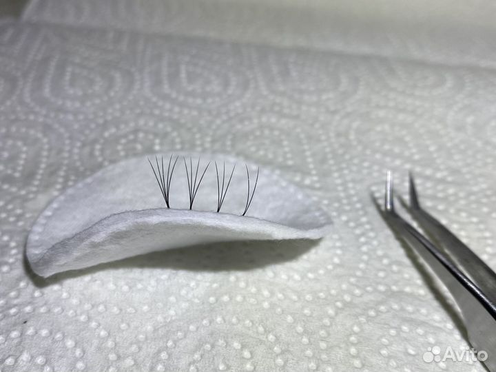 Готовые пучки для наращивания ресниц