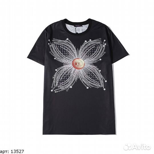 Louis vuitton футболка Чёрная