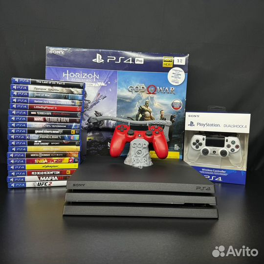 Sony playstation 4 pro 1tb +120игр