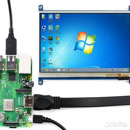 7inch hdmi LCD (C) Экран с сенсорной панелью