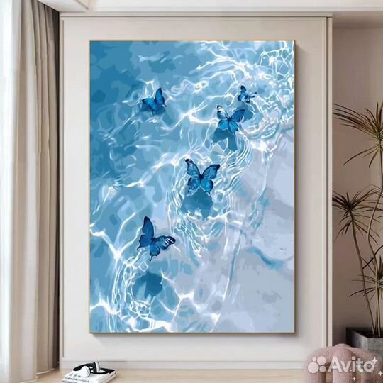 Картина маслом Бабочки Идеальная картина на холсте
