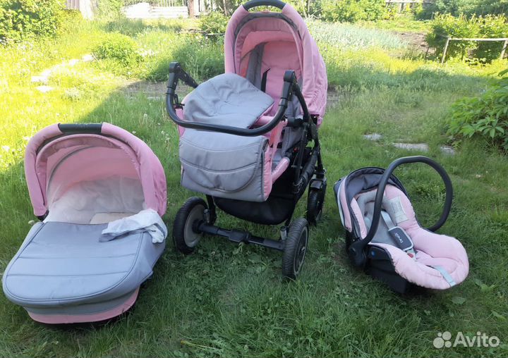 Коляска 3 в 1 brevi