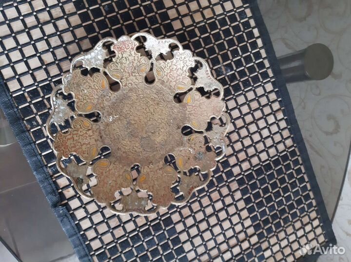 Старинная антикварная тарелка