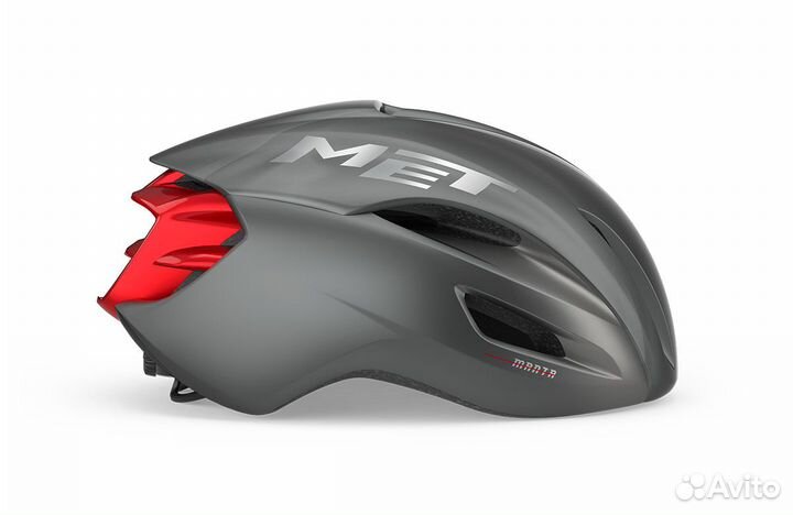 Велошлем Met Manta mips (Dark Slate Red, M, 2024