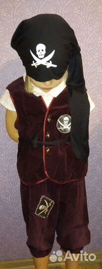 Костюм новогодний Пират ковбой супергерой 5-7 лет