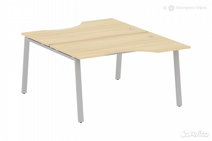 Стол-бенч двойной криволинейный Metal system style