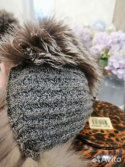 Шапка женская чернобурка