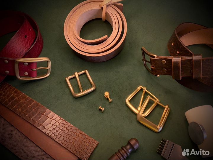 Мужские ремни из Итальянской и Английской кожи