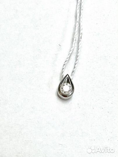 Золотая подвеска с бриллиантами