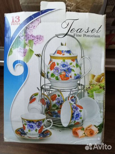 Чайный сервиз новый в коробке