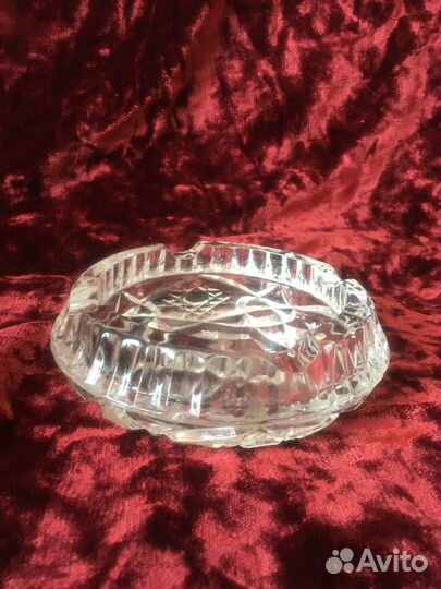 Хрустальная пепельница