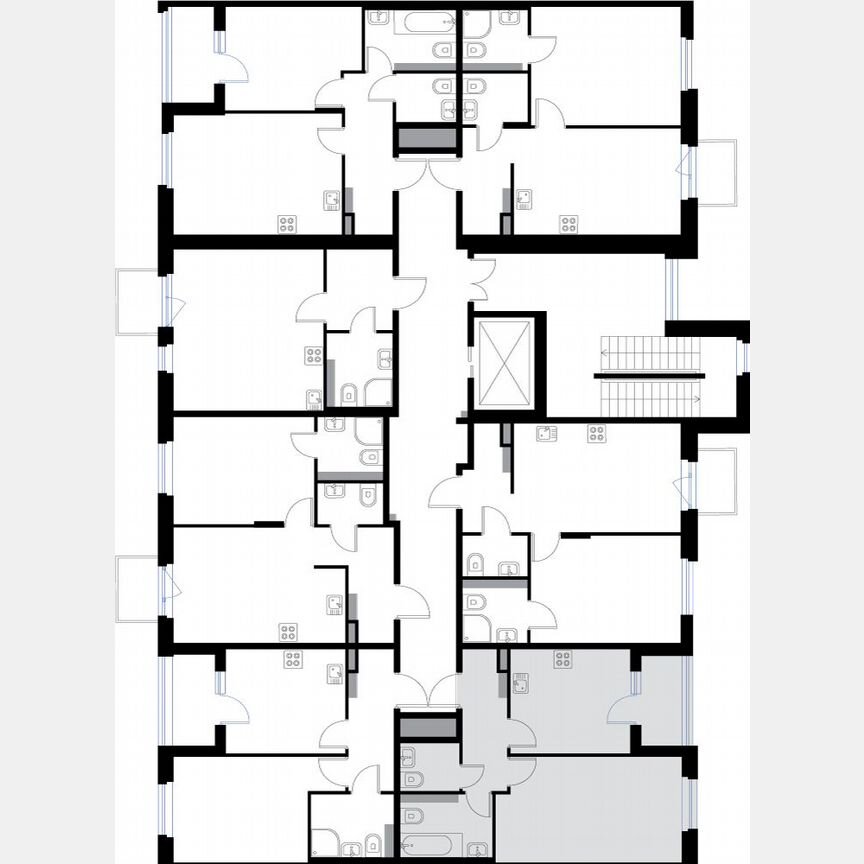 1-к. квартира, 40,3 м², 3/3 эт.