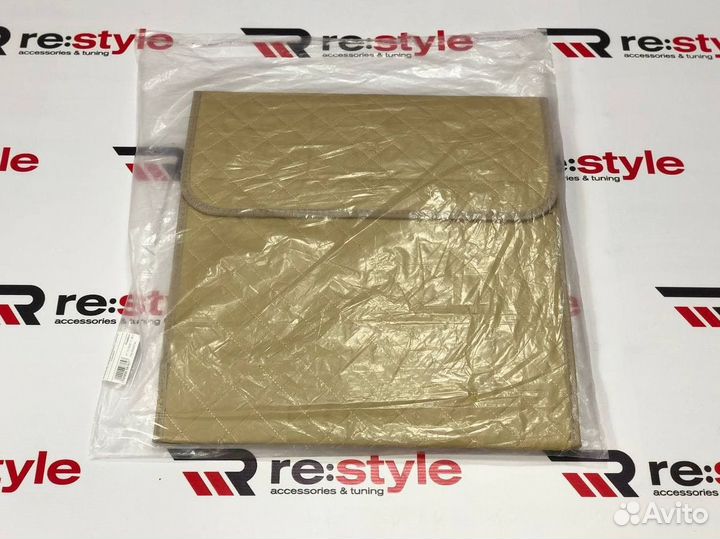 Органайзер средний Бежевый с золотой строчкой N939