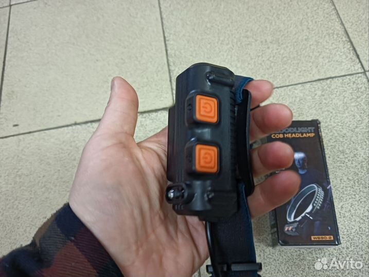 Налобный фонарь аккумуляторный