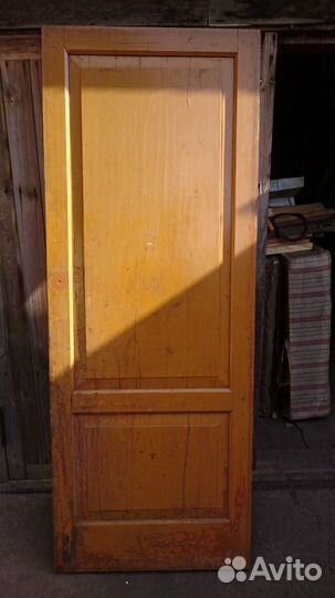 Дверное полотно из массива сосны