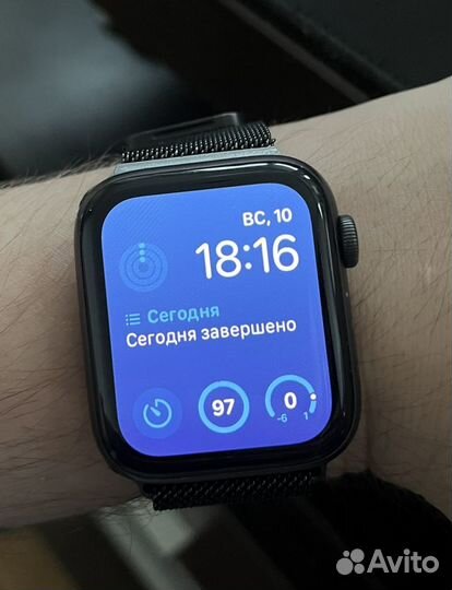 Часы Apple Watch SE 44mm Alu Midnight GPS