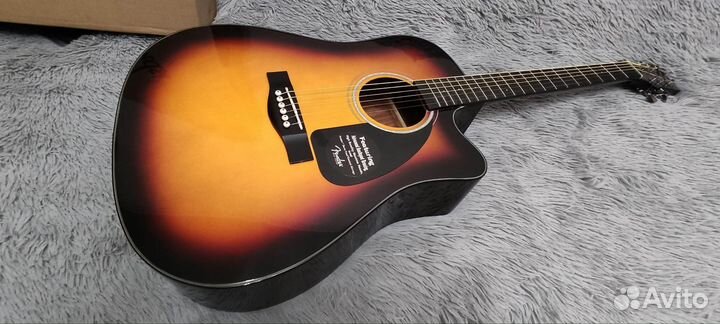 Акустическая гитара Fender CD60 Sunburst Новая