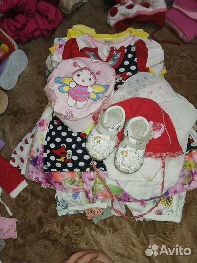 Одежда фирменная пакетом для 6 - 9 М. 68 - 74