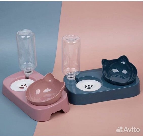 Миска с автопоилкой