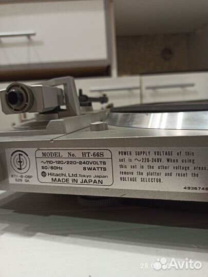 Проигрыватель винила hitachi HT - 66S автомат