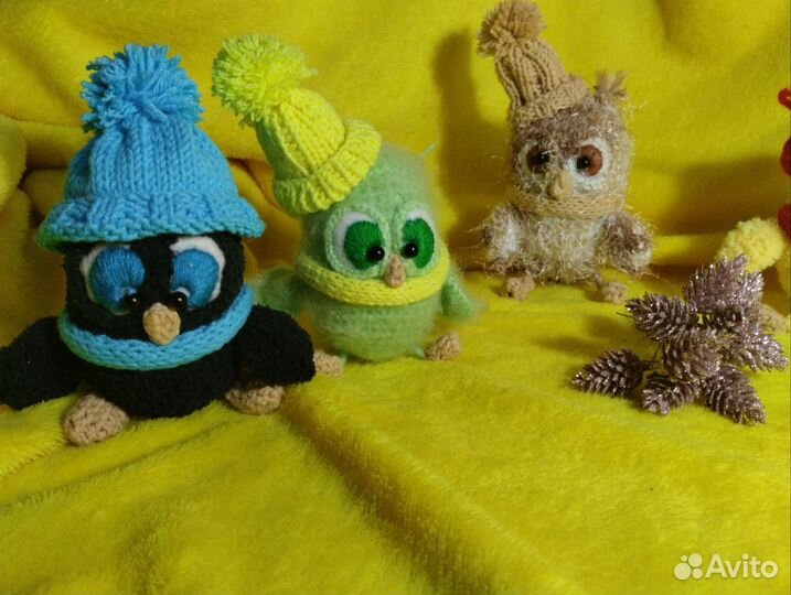 Игрушки ручной работы. Совята