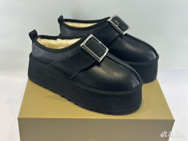 Угги женские Tasman Кожаные на платформе