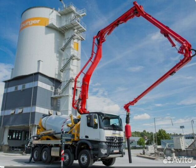 Бетон подача лентой