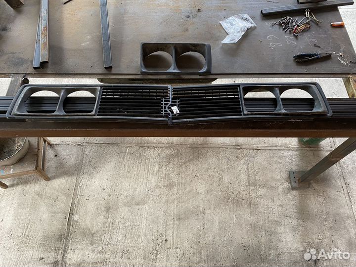 Решетка радиатора и бампер на ваз 2106 (пластик)