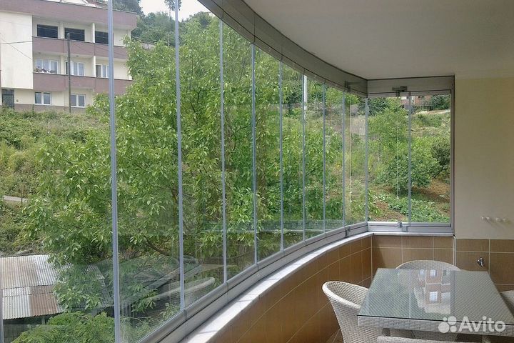 Безрамное остекление