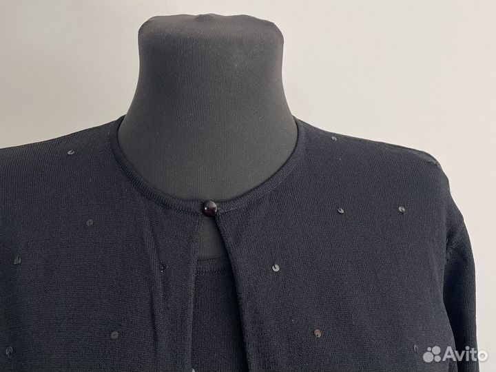 Комплект одежды: кардиган и блузка 48р