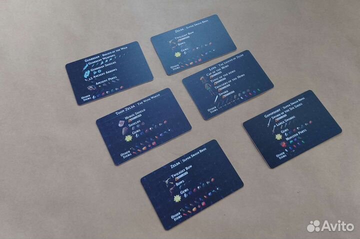 Amiibo карточки для Zelda Tears Of The Kingdom