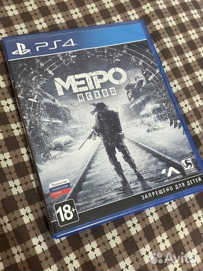 Метро Исход ps4 диск