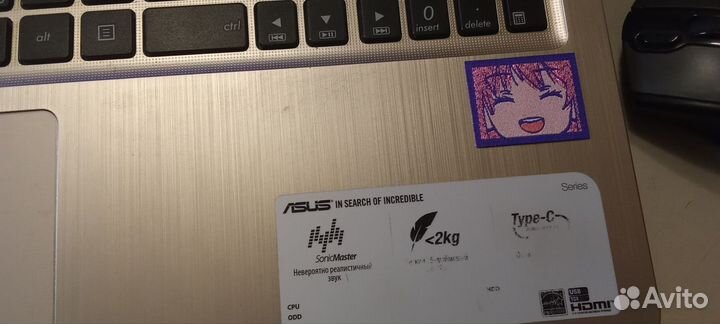 Ноутбук asus модель X540Y