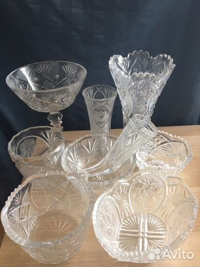 Ваза хрустальная СССР