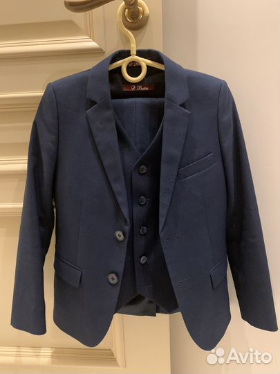 Школьный костюм-тройка Boston для мальчика 128