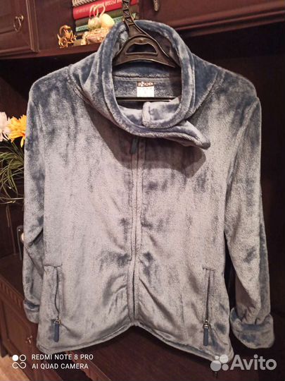 Плюшевая кофта женская