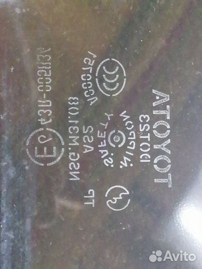 Стекло двери заднее правое Toyota Corolla E120