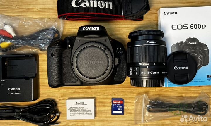 Canon 600d kit как новый