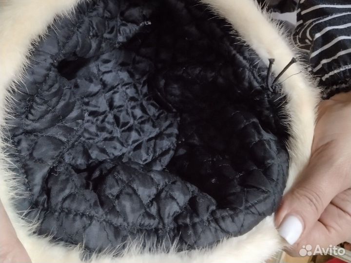 Шапка норковая женская