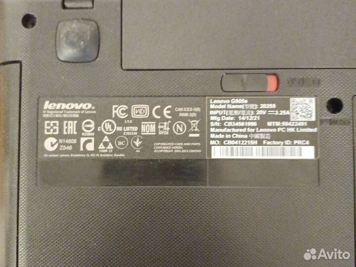 Ноутбук lenovo